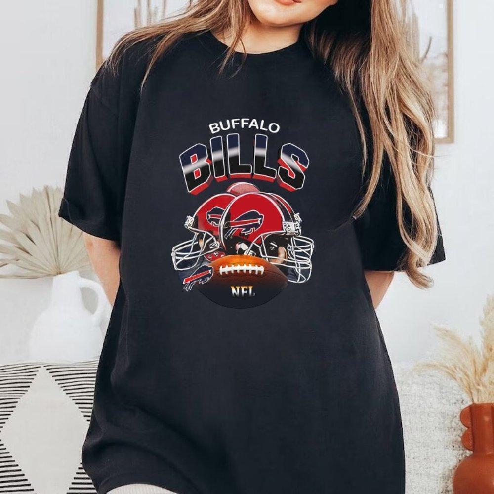 s Buffalo Bills Retro Football Fan Graphic Unisex T-Shirt